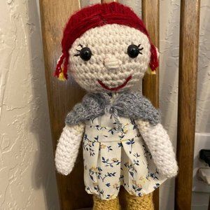 Red Headed Crocheted Doll